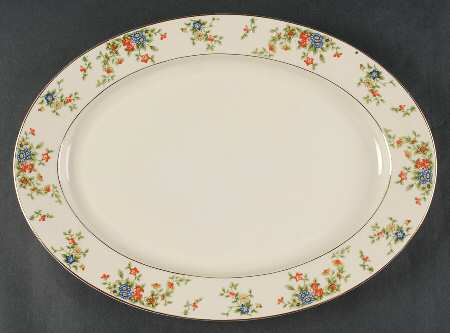 Meadow 14" Oval Serving Platter