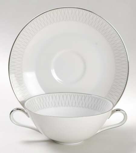 Monarch Flat Cream Soup Bowl & Saucer Set
