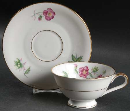 Montrose Footed Cup & Saucer Set