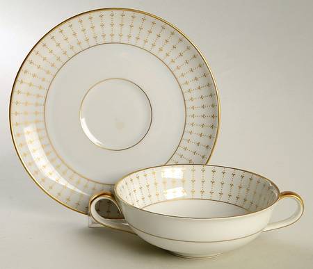Nob Hill Flat Cream Soup Bowl & Saucer Set