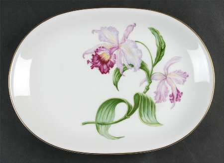 Orchid 13" Oval Serving Platter