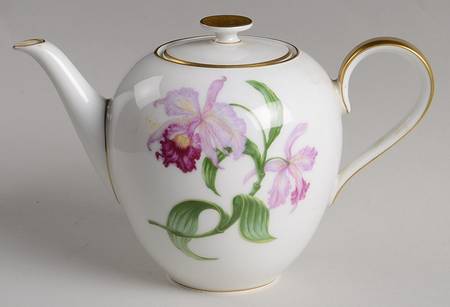 Orchid Mini Teapot & Lid