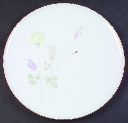 Pastel Bud 11" Chop Plate (Round Platter)