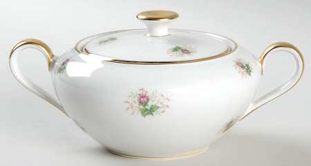 Petite Rose Sugar Bowl & Lid