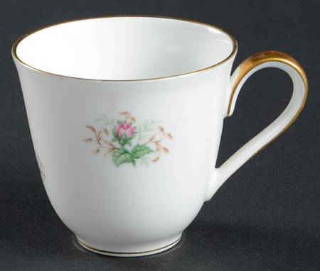 Petite Rose Flat Demitasse Cup