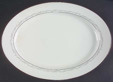 Platinum Arc 16" Oval Serving Platter