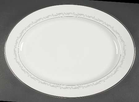 Platinum Arc 14" Oval Serving Platter