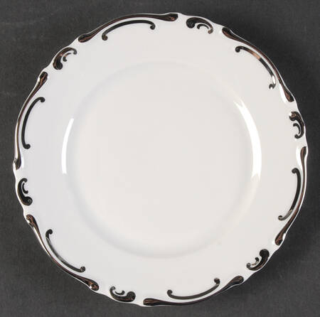 Platinum Baroque Bread & Butter Plate