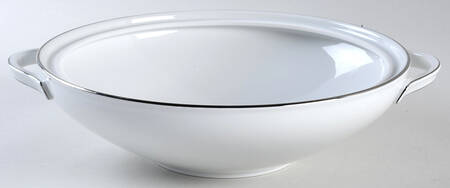 Platinum Band Round Vegetable No Lid