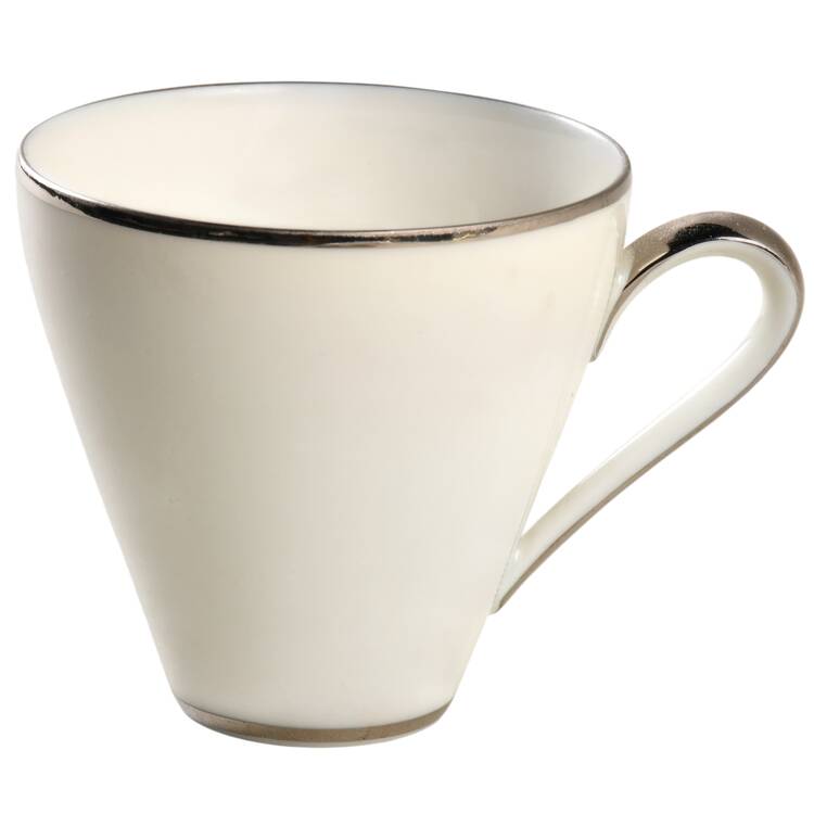 Platinum Band Flat Demitasse Cup