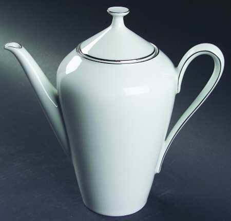 Platinum Band Coffee Pot & Lid