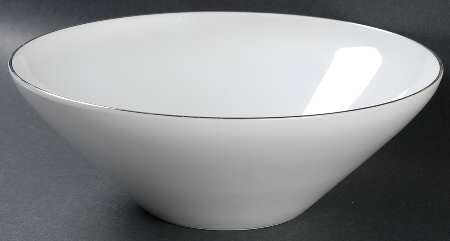 Platinum Band 9" Round Vegetable Bowl