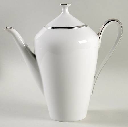 Platinum Band Coffee Pot & Lid