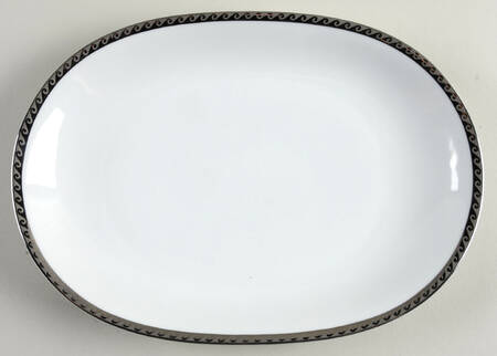 Platinum Wave 11" Oval Serving Platter