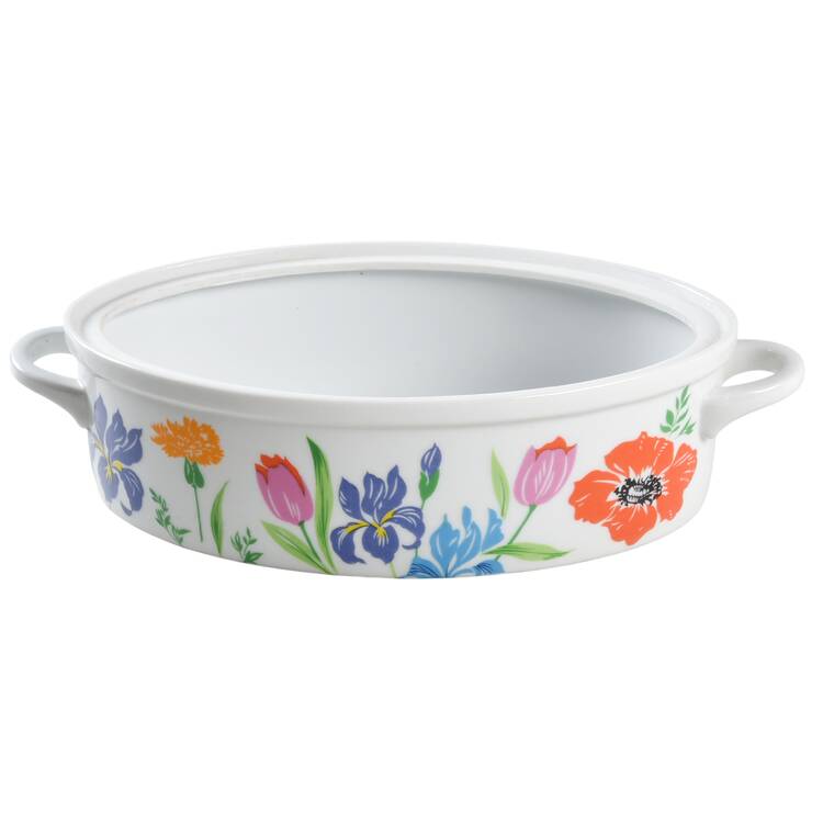 Primavera 1.5 Quart Oval Covered Casserole No Lid