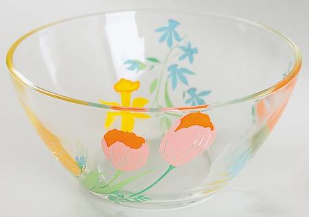Primavera Glassware Fruit Bowl