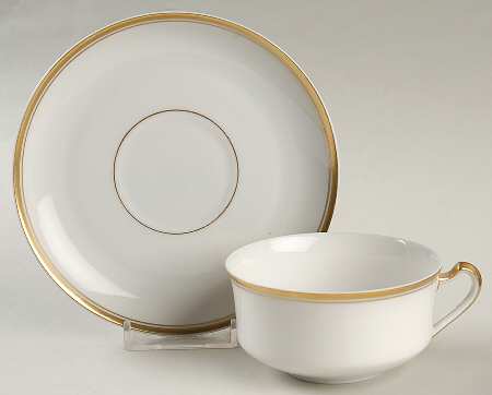 Princess Flat Cup & Saucer Set