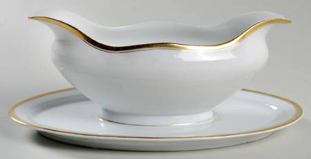 Princess Gravy Boat with Attached Underplate