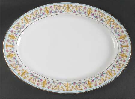 Rococco 16" Oval Serving Platter
