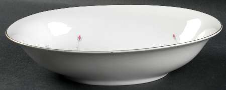 Rose Garden 10" Oval Vegetable Bowl