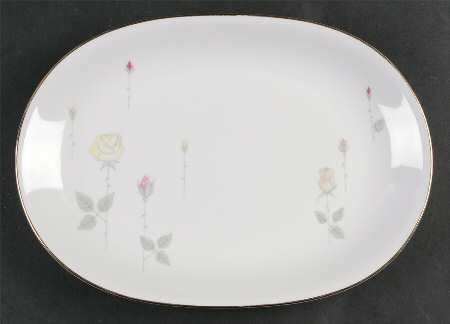 Rose Garden 11" Oval Serving Platter