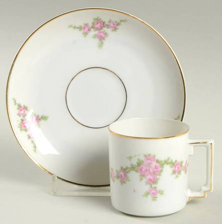 Rosalinda Flat Demitasse Cup & Saucer Set