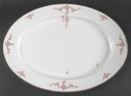 Rosalinda 16" Oval Serving Platter