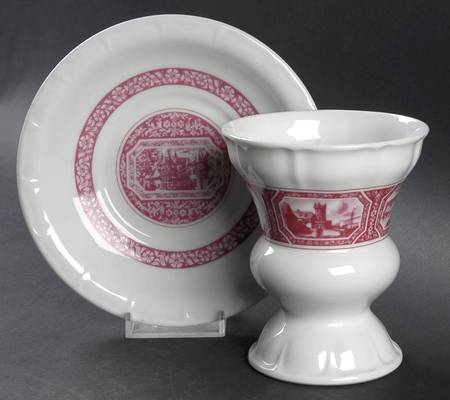 Rudesheimer Footed Cup & Saucer Set