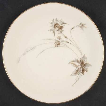 Sepia (Ivory, Gold Trim) Salad Plate