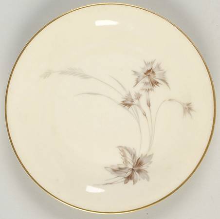Sepia (Ivory, Gold Trim) Bread & Butter Plate