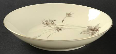 Sepia (Ivory, Gold Trim) Coupe Soup Bowl