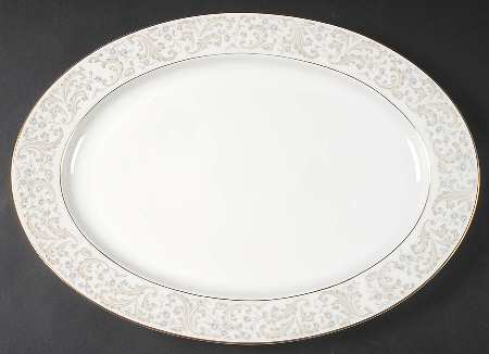 Serenade 16" Oval Serving Platter