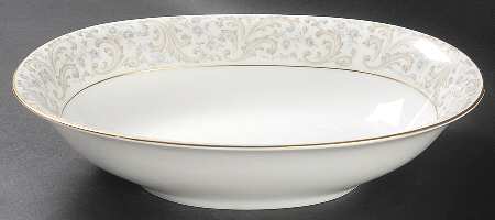 Serenade 10" Oval Vegetable Bowl
