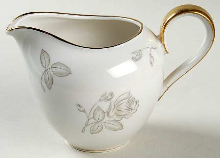 Silver Rose Creamer