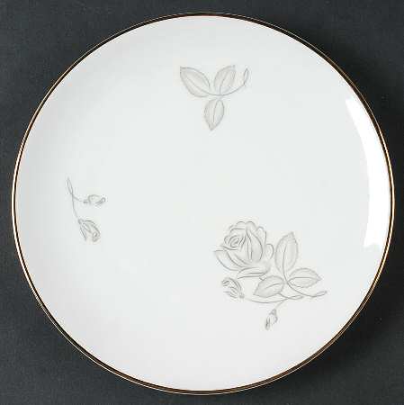 Silver Rose Bread & Butter Plate