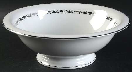 Silver Wreath 9" Round Vegetable Bowl