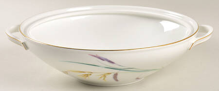 Sommer (Coupe, Smooth, Gold Trim) Round Vegetable No Lid