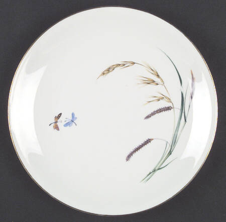 Sommer (Coupe, Smooth, Gold Trim) Dinner Plate