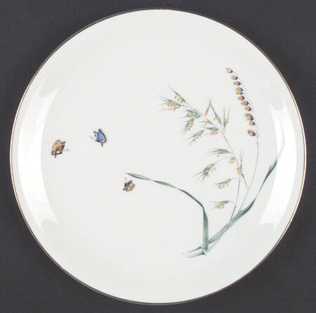 Sommer (Coupe, Smooth, Gold Trim) Dinner Plate