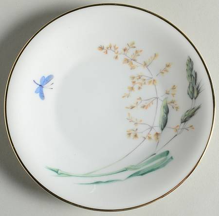 Sommer (Coupe, Smooth, Gold Trim) Bread & Butter Plate by Heinrich - H&C