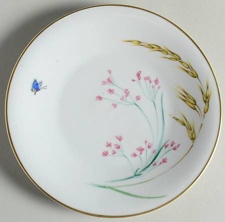 Sommer (Coupe, Smooth, Gold Trim) Bread & Butter Plate