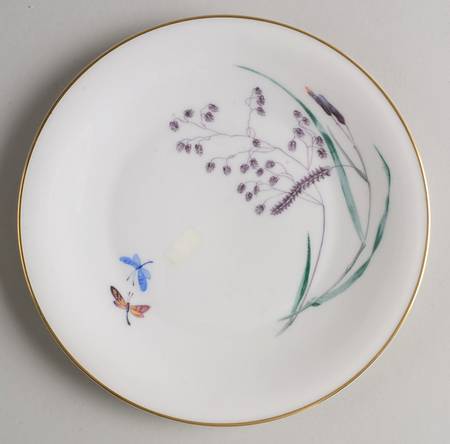 Sommer (Coupe, Smooth, Gold Trim) Salad Plate