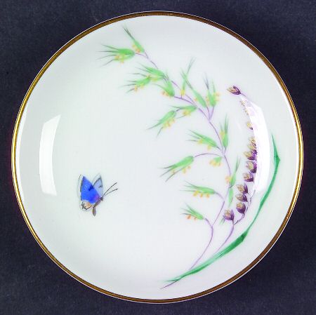 Sommer (Coupe, Smooth, Gold Trim) Butter Pat