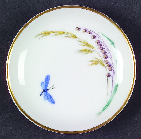 Sommer (Coupe, Smooth, Gold Trim) Butter Pat
