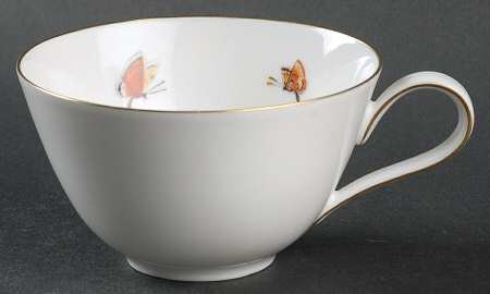 Sommer (Coupe, Smooth, Gold Trim) Flat Cup