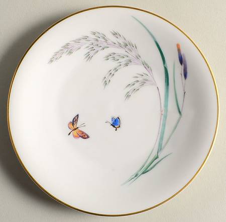 Sommer (Coupe, Smooth, Gold Trim) Bread & Butter Plate