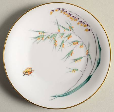 Sommer (Coupe, Smooth, Gold Trim) Bread & Butter Plate