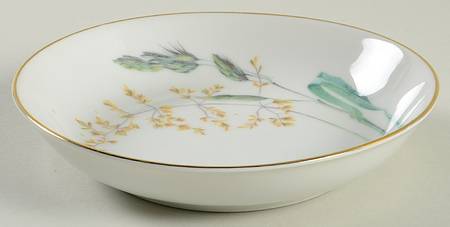 Sommer (Coupe, Smooth, Gold Trim) Fruit/Dessert (Sauce) Bowl by Heinrich - H&C