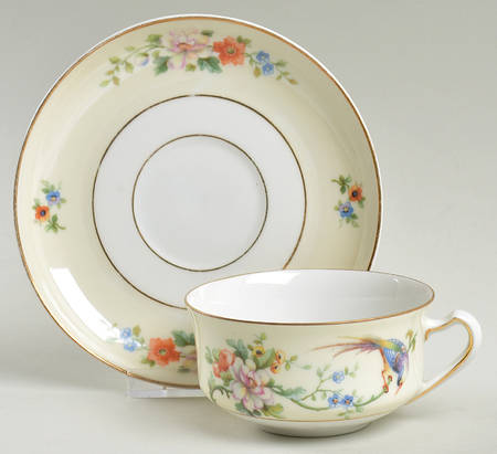 Songbird Flat Cup & Saucer Set