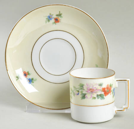 Songbird Flat Demitasse Cup & Saucer Set